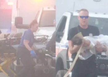 Avion de la Marina en Galveston se desploma durante mision meedica hay cinco muertos