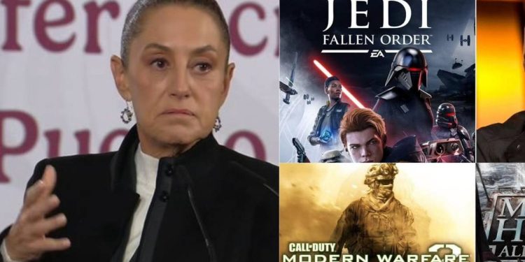 Claudia Sheinbaum cancela el impuesto a los videojuegos violentos en Mexico