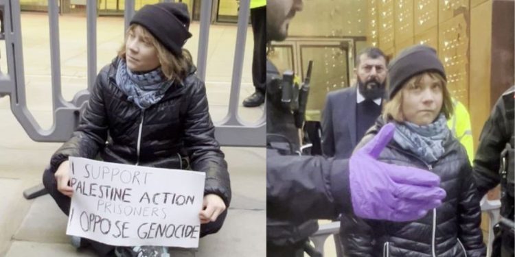 Detienen a la activista Greta Thunberg en el edificio de Aspen Insurance