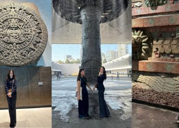 Fátima Bosch visita el Museo de Antropología en la CDMX