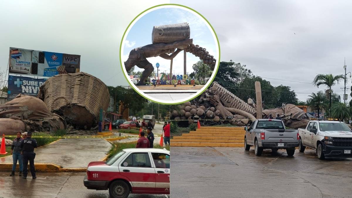 Lluvias y daños estructurales provocaron el colapso de El Colotero en Alamo