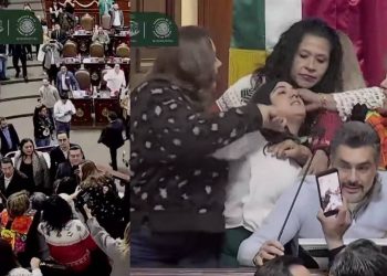 Pelea en el Congreso de la CDMX da la vuelta al mundo y desata criticas en medios internacionales