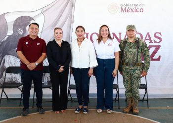 Realizan la Feria para la Construcción de la Legalidad y la Paz en la Juventud” en la escuela secundaria #35 “José Guadalupe Posada”.