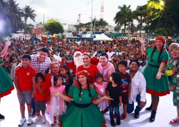 Inician las posadas “Cancún Nos Une Esta Navidad”, en la delegación Alfredo V. Bonfil