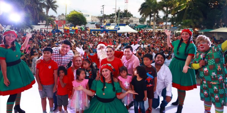 Inician las posadas “Cancún Nos Une Esta Navidad”, en la delegación Alfredo V. Bonfil