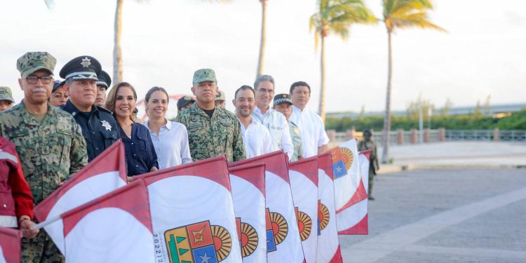 Realizan banderazo del Operativo de Seguridad “Guadalupe-Reyes 2025”