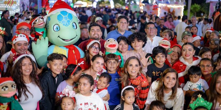 Inauguran “Villa Cancún: Dulce Navidad” en Malecón Tajamar