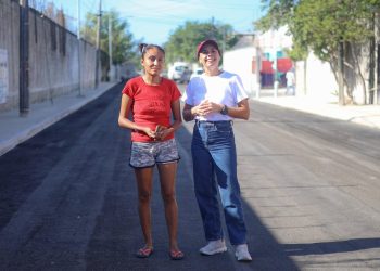 Ana Paty Peralta, realizó recorrido de supervisión de la Calle 36 entre Av. Ixtepec y Calle 159 en Cancún