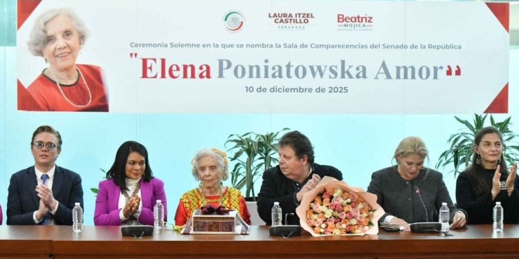 Elena Poniatowska Senado y el llamado a priorizar educación