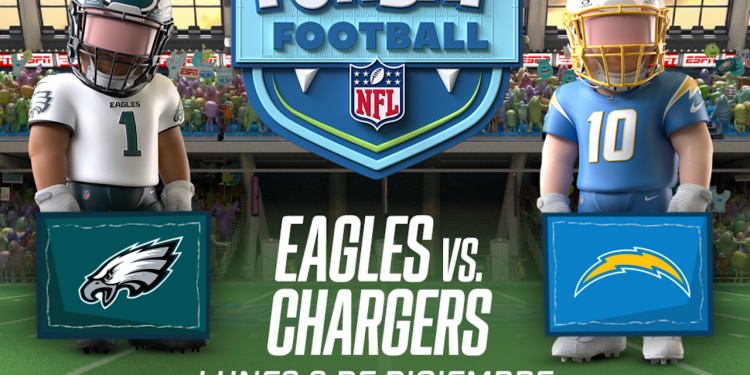 Eagles vs Chargers y el show Monsters Funday