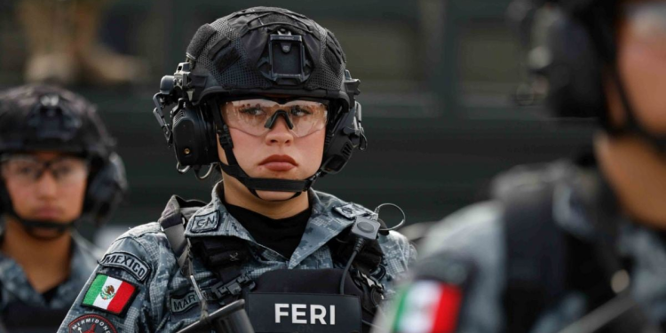 Fuerza especial Guardia Nacional Santa Lucía fortalece seguridad