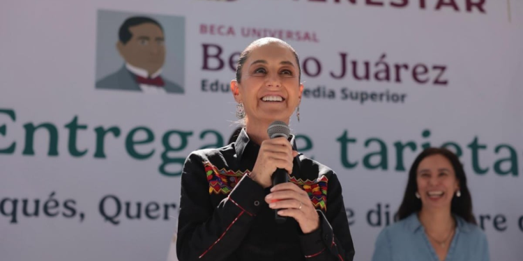 Sheinbaum becas Benito Juárez Querétaro