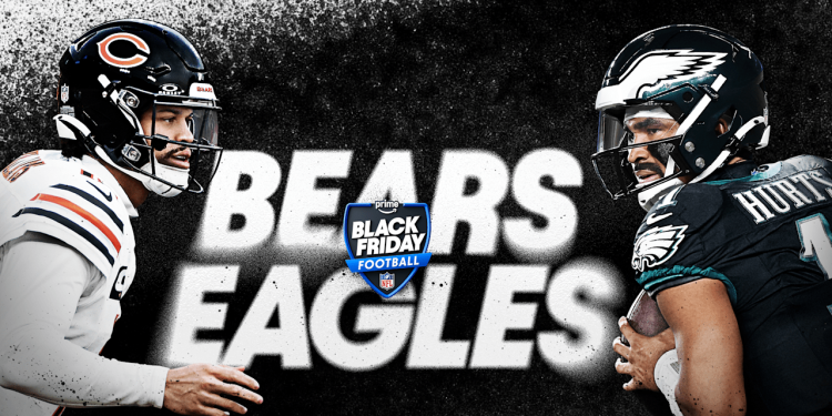Bears vs Eagles Black Friday Football: la nueva cita imperdible de la NFL