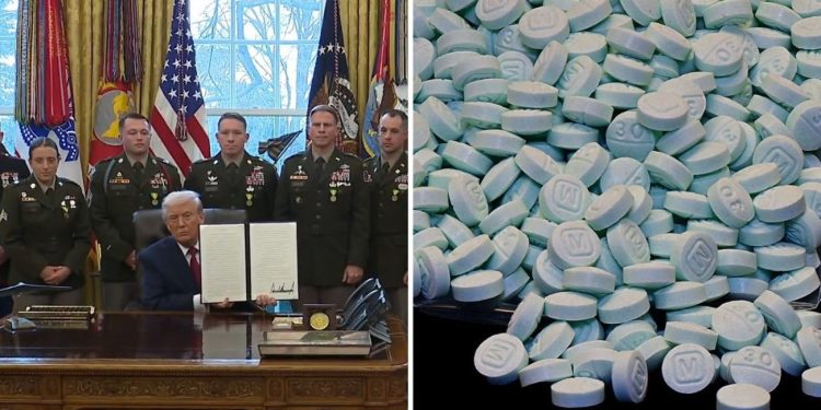 Trump declara al fentanilo arma de destrucción masiva durante discurso
