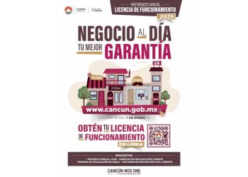 Anuncian campaña “Negocio al día, tu mejor garantía” en Cancún