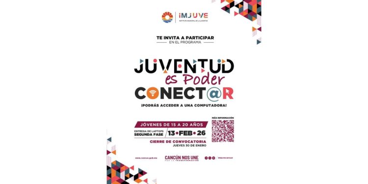 Anuncian la segunda fase del programa “Juventud es Poder Conectar” en Cancún
