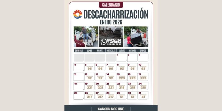 Anuncian programa de Descacharrización en Cancún
