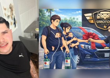 Asaltan a empresario que prometió regalar un auto a padres de bebés con tanques de oxígeno