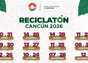 Ayuntamiento de Benito Juárez anuncia calendario del “Reciclatón Cancún 2026”