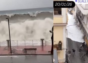 Ciclon Harry en Italia provoca alertas rojas evacuaciones y marejadas historicas