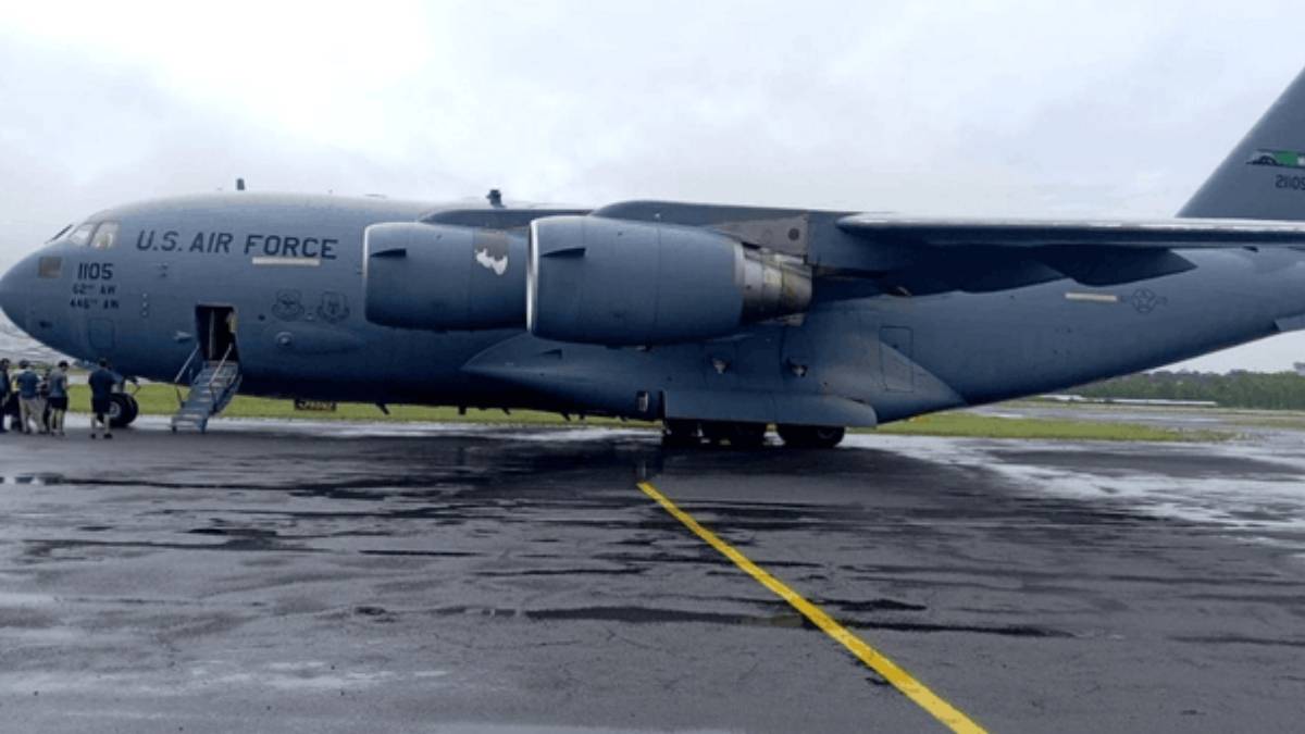 Claudia Sheinbaum aclara presencia del avion militar en Toluca