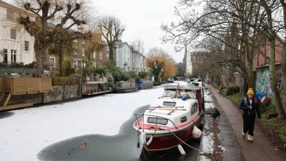 Francia uno de los paises mas afectados por la nevada en Europa