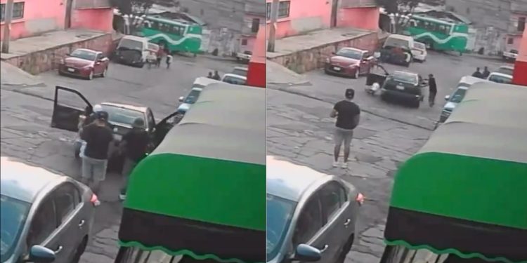 Jóvenes estrellan carro mientras bebían micheladas en Tlalnepantla