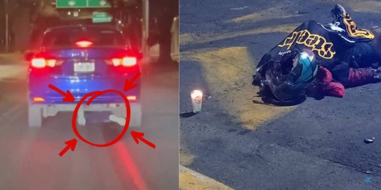Motociclista atropellado y arrastrado en Iztapalapa pierde la vida