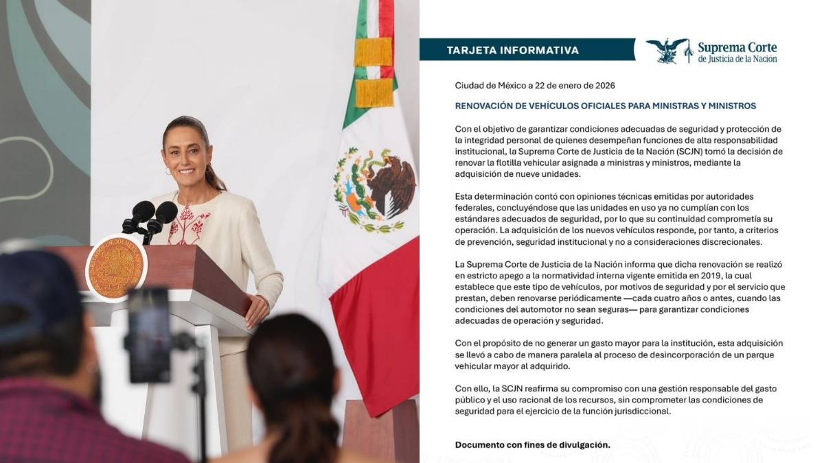 Que camionetas adquirió la SCJN