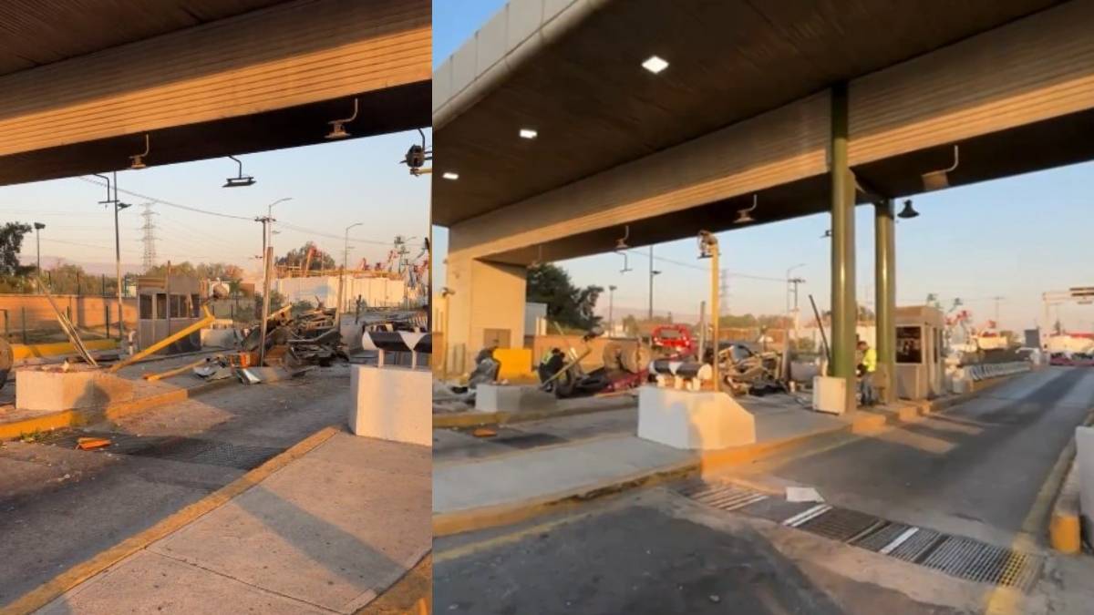 Que paso en el choque de la caseta de Tepotzotlan