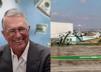 Ricardo Salinas Pliego presume nuevo helicóptero Leonardo AW139