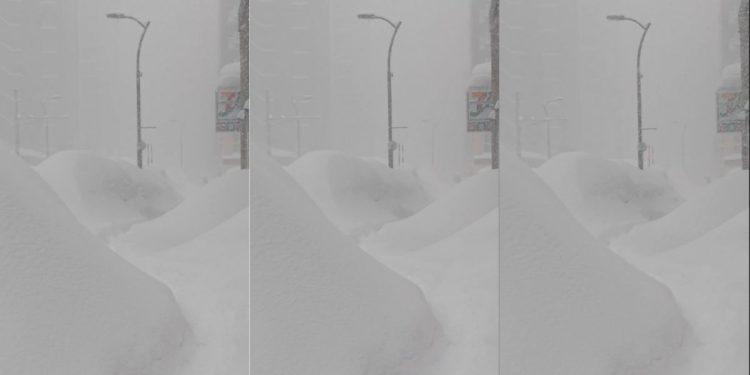 Sapporo alcanza los 54 cm de nieve en 24 horas en China