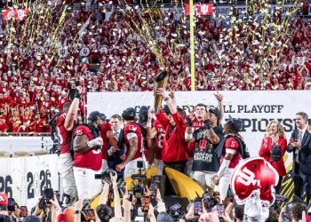 Indiana celebra su campeonato nacional de college football