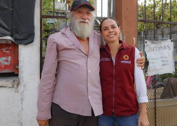 Ana Paty Peralta supervisa los avances de la Calle 82, entre la Avenida Bonampak y Calle 45-A