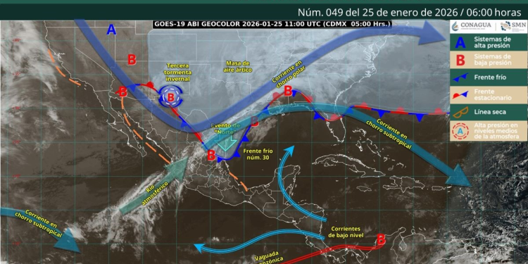 Pronóstico del clima Quintana Roo hoy: Cielo nublado