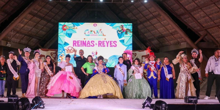 Carnaval Cancún 2026: Éxito en Elección Reyes
