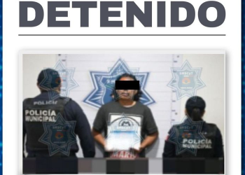 Amenazar con arma blanca Cancún: Detenido de 33