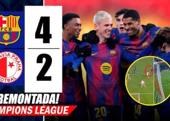 Barcelona vence al Slavia Praga en la Champions League