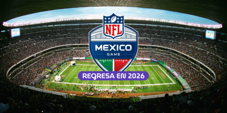 Imagen del Estadio Banorte previo al regreso de la NFL a México en 2026 con un partido oficial de temporada regular en la Ciudad de México.