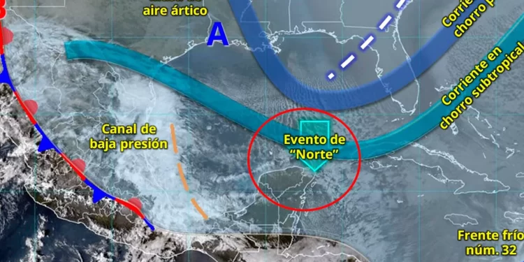 Frente frío 32 llega con fuerza: así bajará la temperatura en Quintana Roo
