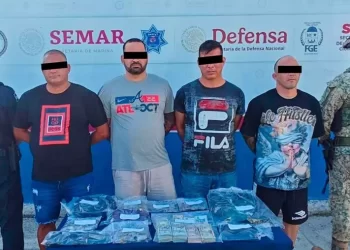 Detienen a tres cubanos y un mexicano por narcomenudeo en Benito Juárez