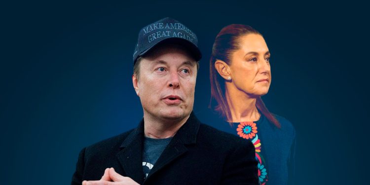 Elon Musk critica a Claudia Sheinbaum tras la caída de El Mencho