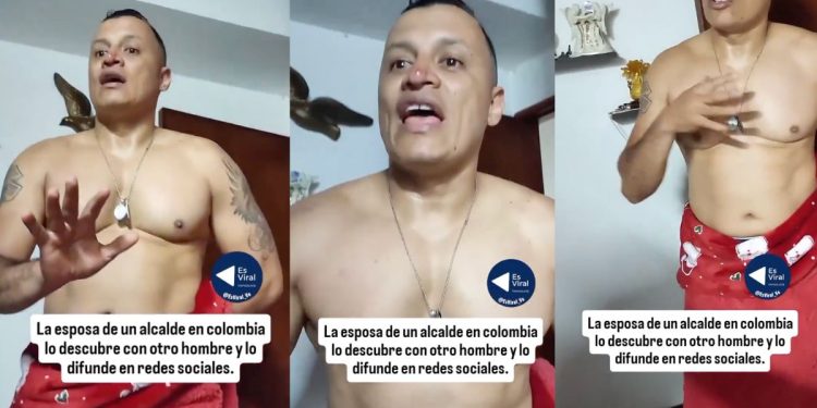 Alcalde es descubierto con otro hombre en la cama de su esposa