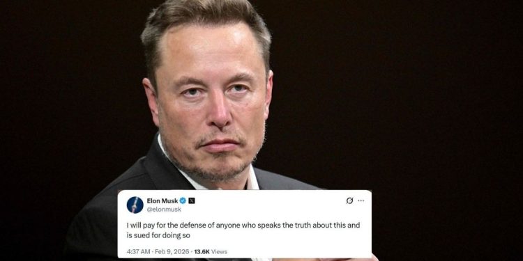 Elon Musk ofrece pagar defensa legal a victimas de Epstein que revelen a sus abusadores