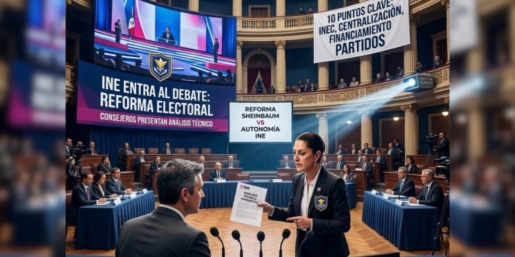 INE analizara reforma electoral de Sheinbaum y ofrecera apoyo tecnico al Congreso