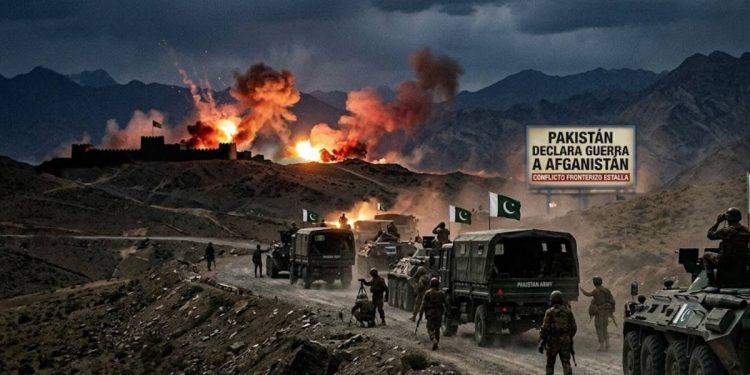 Pakistán declara “guerra abierta” a Afganistán tras bombardeos en Kabul