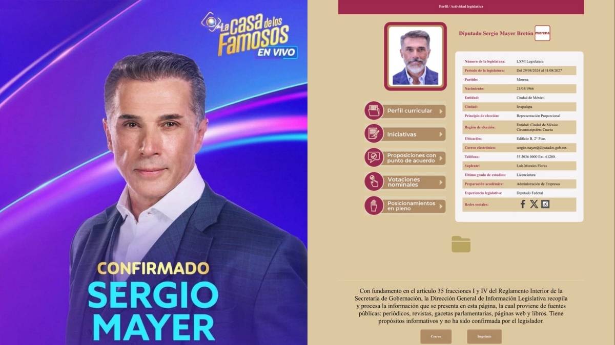 Que implica la licencia de Sergio Mayer