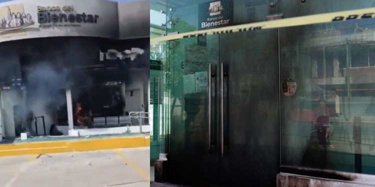 Quema de Bancos del Bienestar en todo el país tras caída de "ElMencho"
