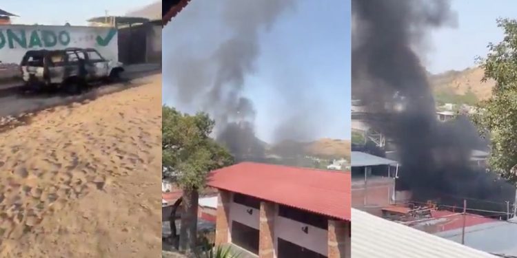 Violencia estalla en Aguililla tras abatimiento de “El Mencho”, líder del CJNG
