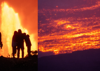 Volcán Kilauea en Hawái entra en erupción y lava alcanzaron los 300 metros de altura